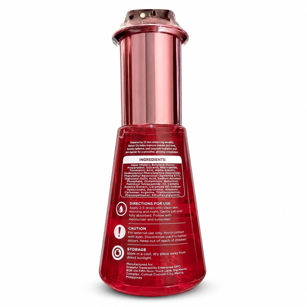 you glow babe glutathione Serum 12x Skin Perfecting Serum 30ml Vitamin Shoppe - Aurora سيروم يحسن مظهر المسام والملمس Tamaño:30ml