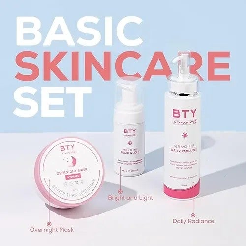 BTY Advance Basic Skincare Set (Mask, Lotion, Cleanser) | Maira's